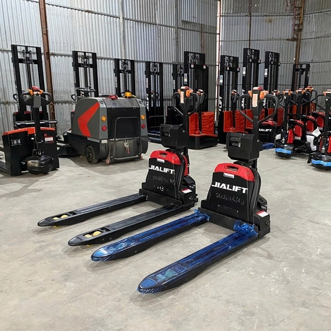 XE NÂNG TAY ĐIỆN GẮN CÂN ĐIỆN TỬ JIALIFT - Ảnh 3